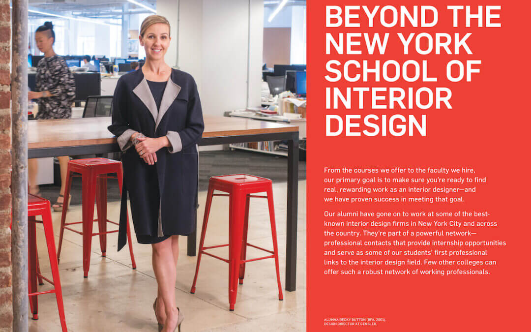 Rebranding campaign for New York School of Interior Design
